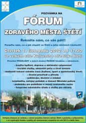 Plakat Forum Zdraveho Mesta 1 11 2012